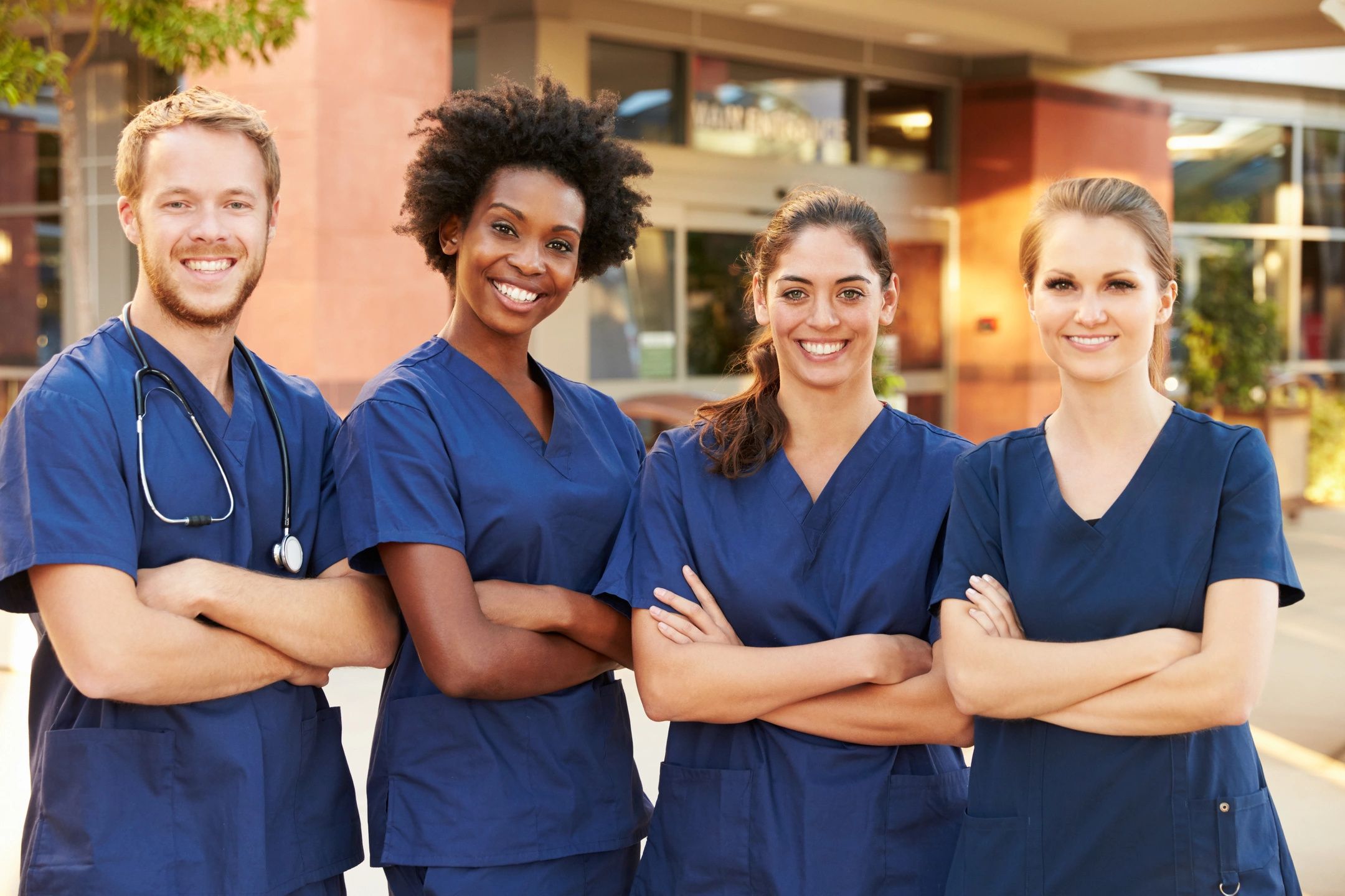 A group of healthcare workers