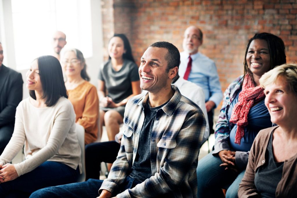 People laughing