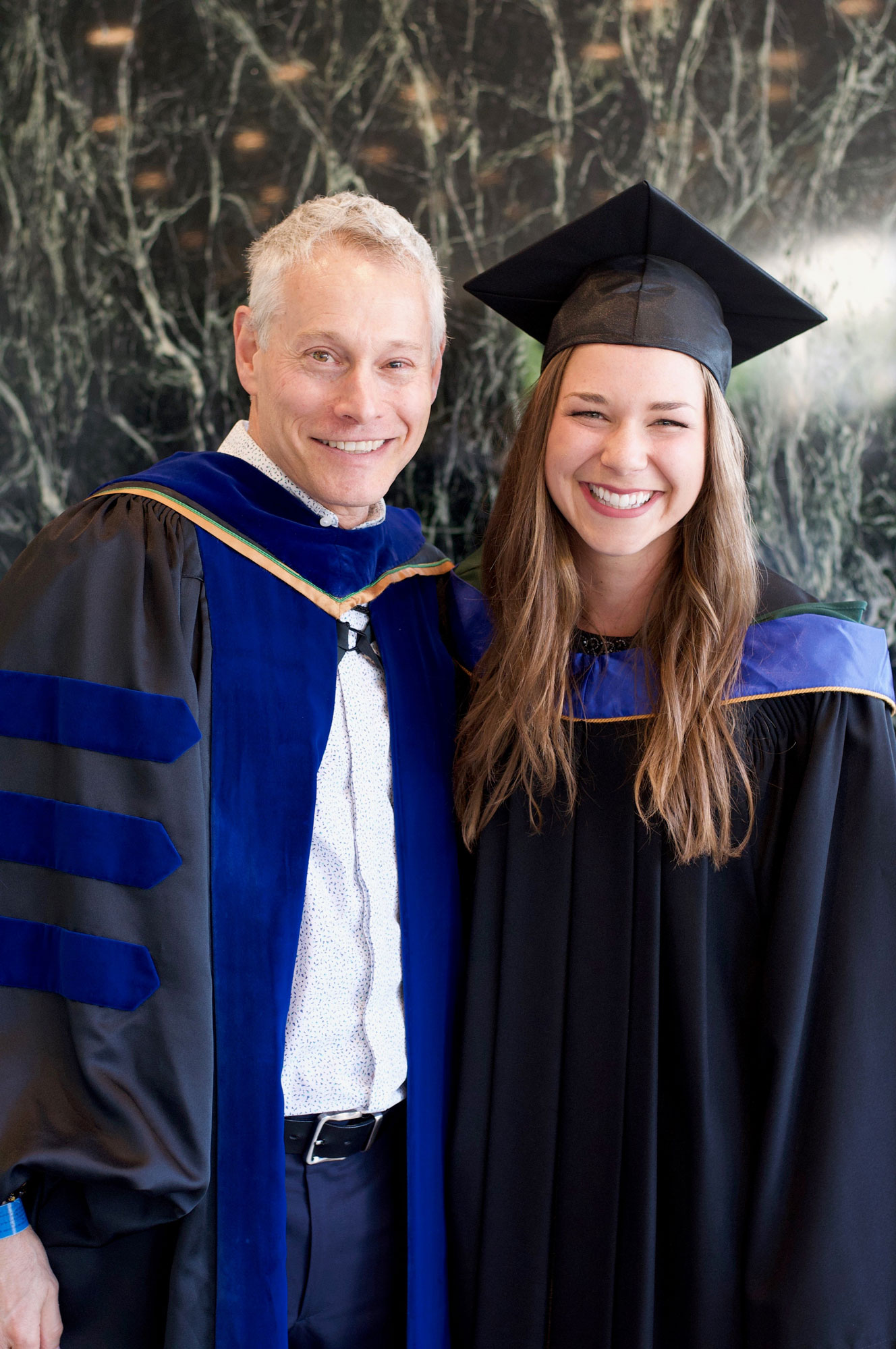 Dr. Billy Strean with a girl